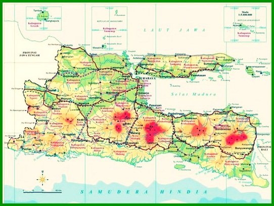 Peta Jawa Timur