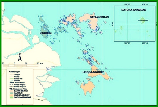 Peta Kepulauan Riau
