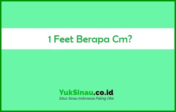 1 Feet Berapa Cm? Konversi Feet (ft) ke Centimeter (cm)