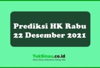 Prediksi HK Rabu 22 Desember 2021