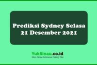 Prediksi Sydney Selasa 21 Desember 2021