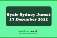 Syair Sydney Jumat 17 Desember 2021