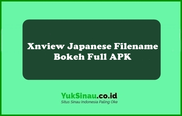 Xnview Japanese Filename Bokeh Full APK