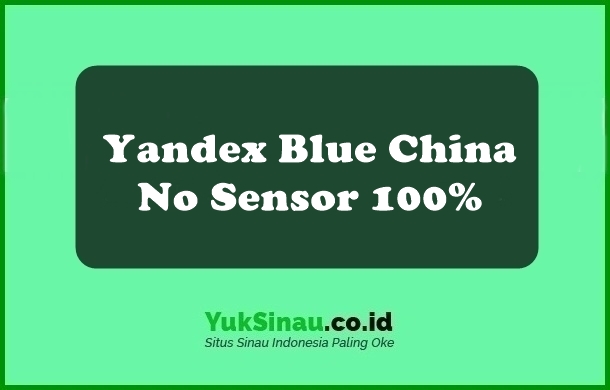Yandex blue china
